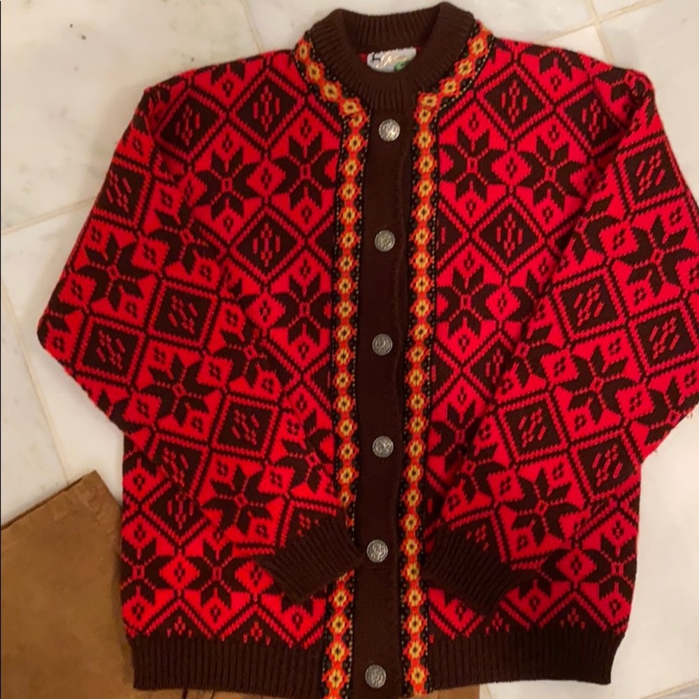 Fair Isle cardigan by Gann